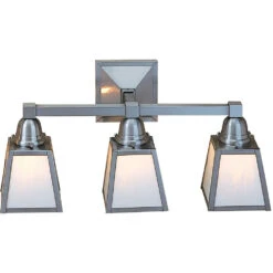 A-Line 3 Light 21 Inch Nickel Wall Mount Wall Light