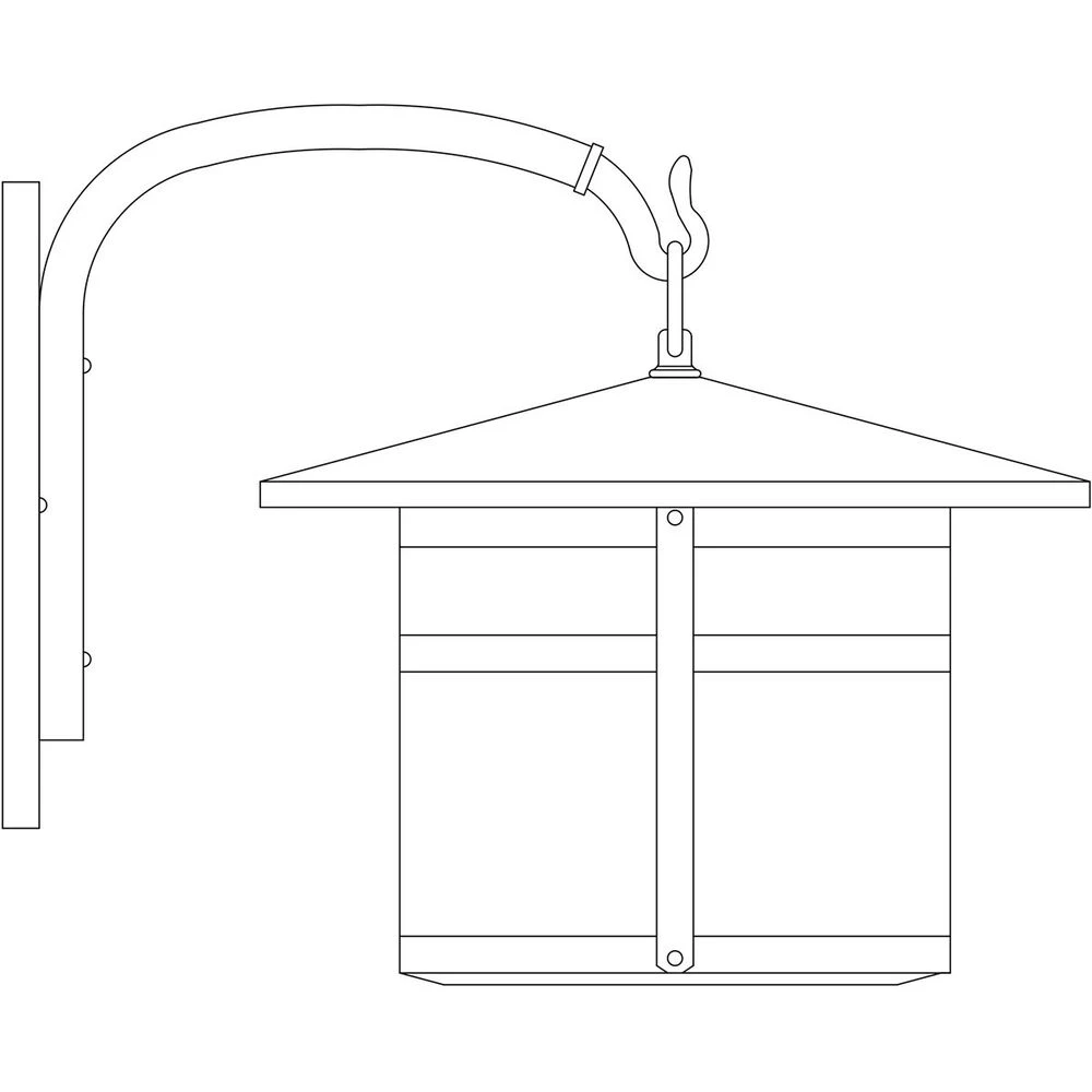 Berkeley 1 Light 15 Inch Nickel Outdoor Wall Mount In Tan