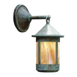 Berkeley 1 Light 18 Inch Nickel Outdoor Wall Mount In Off White