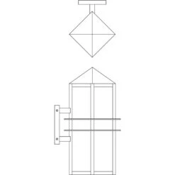 Bexley 9.00 Inch Outdoor Wall Light