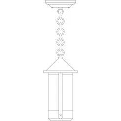 Berkeley 1 Light 6 Inch Nickel Pendant Ceiling Light In Cream