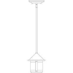 Berkeley 1 Light 6 Inch Nickel Pendant Ceiling Light In Frosted