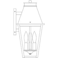 Croydon 8.00 Inch Outdoor Wall Light