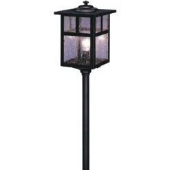 Arroyo Craftsman Mission 18 Watt Bronze Landscape Light In White Opalescent, No Accent LV12-M5EWO-BZ - Open Box