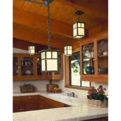 Mission 1 Light 7.25 Inch Pendant