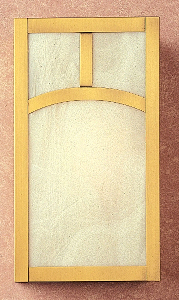 Mission 1 Light 7 Inch Slate Wall Mount Wall Light In Frosted