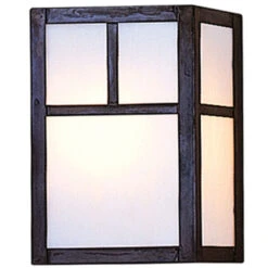 Mission 1 Light 5 Inch Slate Wall Mount Wall Light In Almond Mica