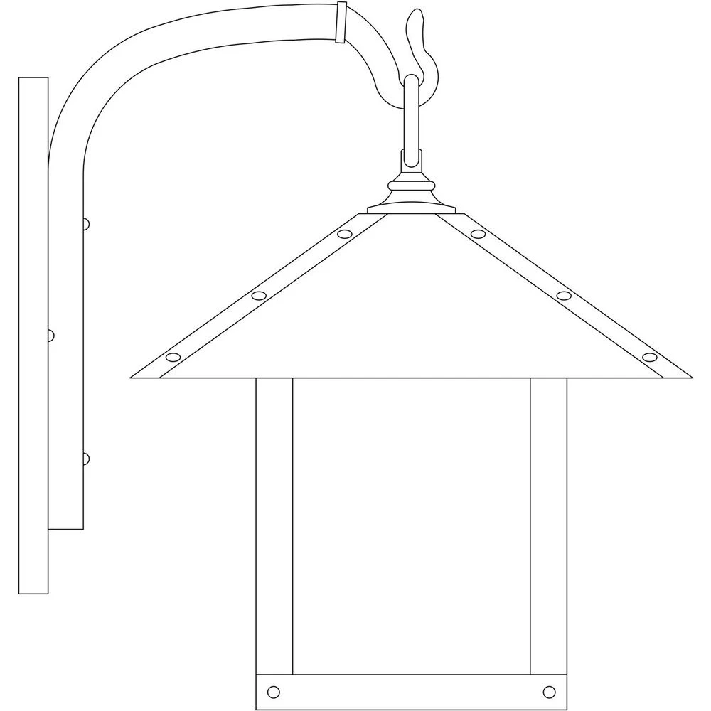 Timber Ridge 1 Light 15 Inch Verdigris Patina Outdoor Wall Mount In Rain Mist