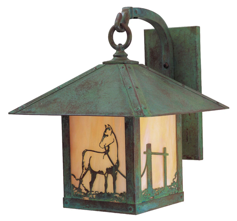 Timber Ridge 1 Light 12 Inch Antique Brass Wall Mount Wall Light In Frosted