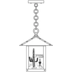 Timber Ridge 1 Light 12 Inch Bronze Pendant Ceiling Light In Tan