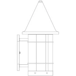 Valencia 1 Light 11.25 Inch Outdoor Wall Light