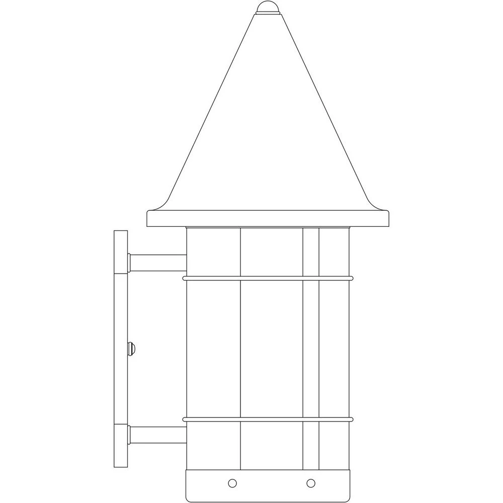 Valencia 1 Light 11.25 Inch Outdoor Wall Light