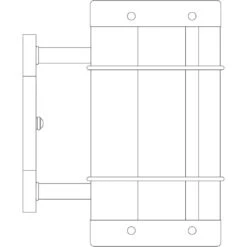 Valencia 1 Light 6.25 Inch Wall Sconce